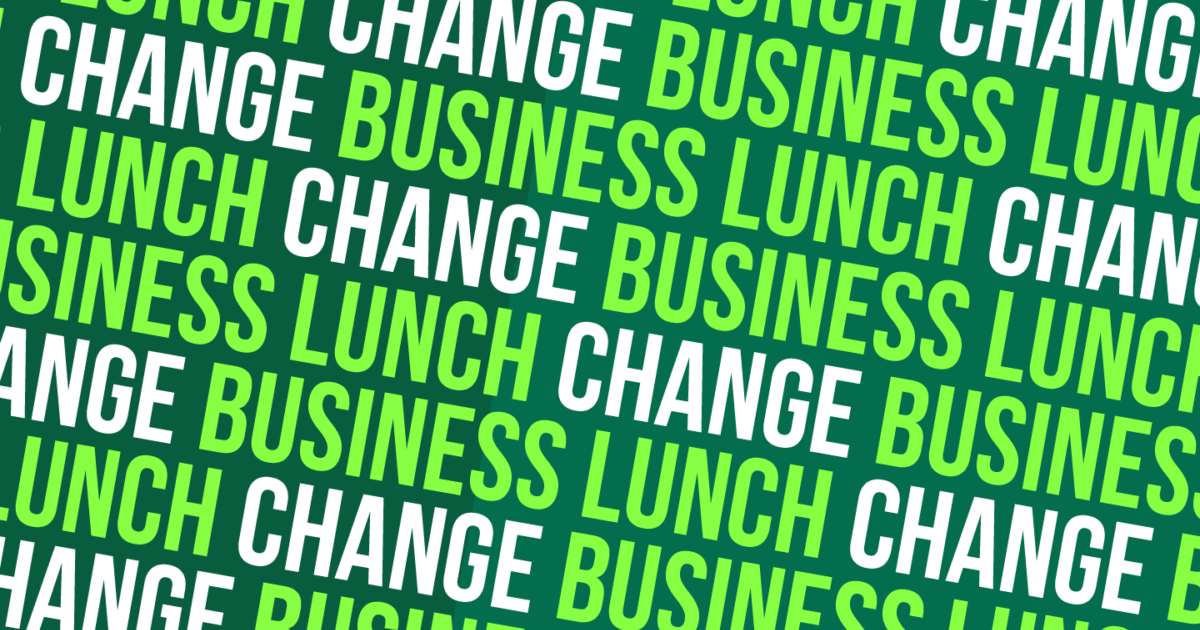 Change Business Lunch Communicatiemanagers Change Inc.